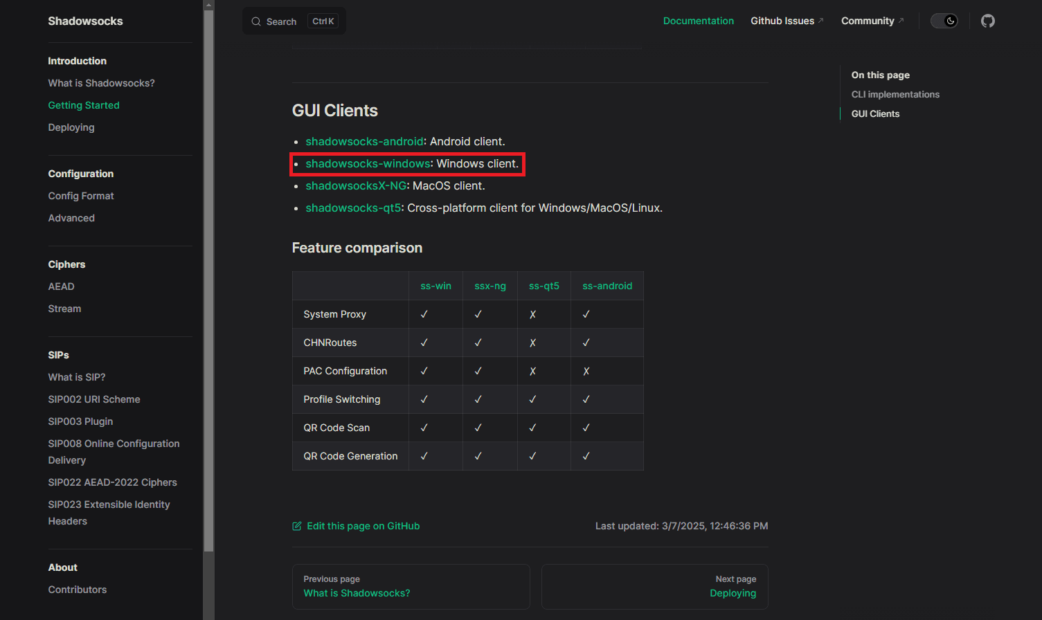 shadowsocks-gui-client